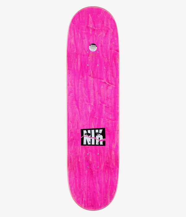 HOCKEY Stain Middle Earth Shape #2 8.44" Skateboard Deck (white)