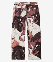 Obey Classic Baggy Printed Jeans (brown multi)