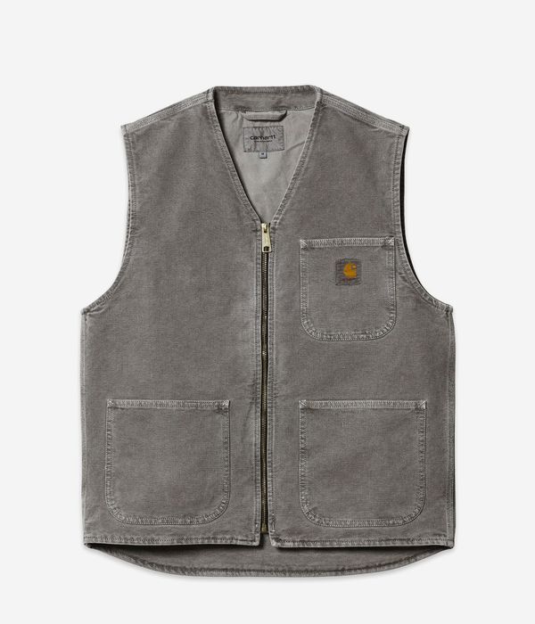 Carhartt WIP Arbor Organic Dearborn Vest (black faded)