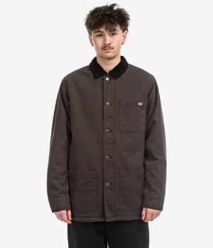 Dickies Duck High Pile Fleece Line Chore Veste (dark brown)