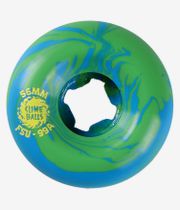 Santa Cruz Fletcher Guest Vomit Mini Slime Balls Wielen (green blue swirl) 56 mm 99A 4 Pack
