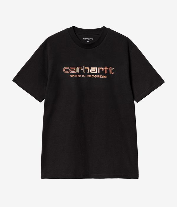Carhartt WIP Solar Chrome Script Organic T-Shirt (black)