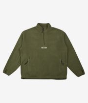 SOUR SOLUTION Micro Fleece Half Zip Sweatshirt (olive)