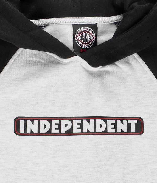 Independent Bar Hoodie kids (black athletic heather)