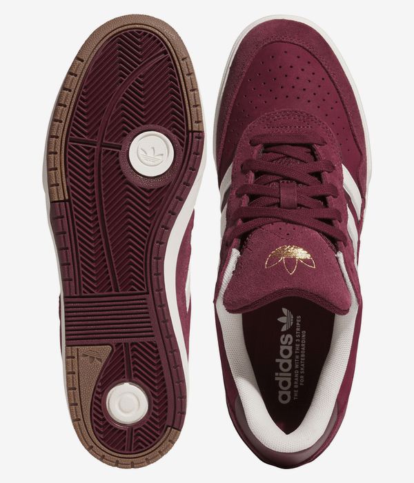adidas Skateboarding Tyshawn II Shoes (maroon chalk white gold)