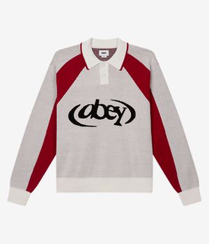Obey Soccer Polo Felpa (white multi)