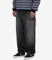 Carhartt WIP Single Knee Pant Smith Jeans (black marble used wash)