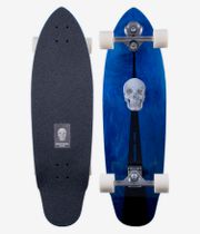 YOW x Christenson Lane Splitter 34" (86,4cm) Surfskate Cruiser (black blue)