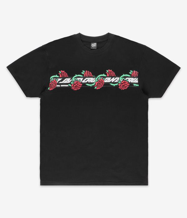 Santa Cruz Dressen Rose Ever-Slick T-Shirt (black)