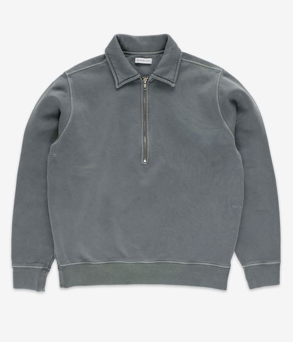 Pop Trading Company Halfzip Sweatshirt (agave green)
