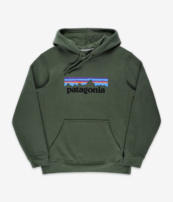 Shop Patagonia P 6 Logo Uprisal Hoodie torrey pine green online skatedeluxe