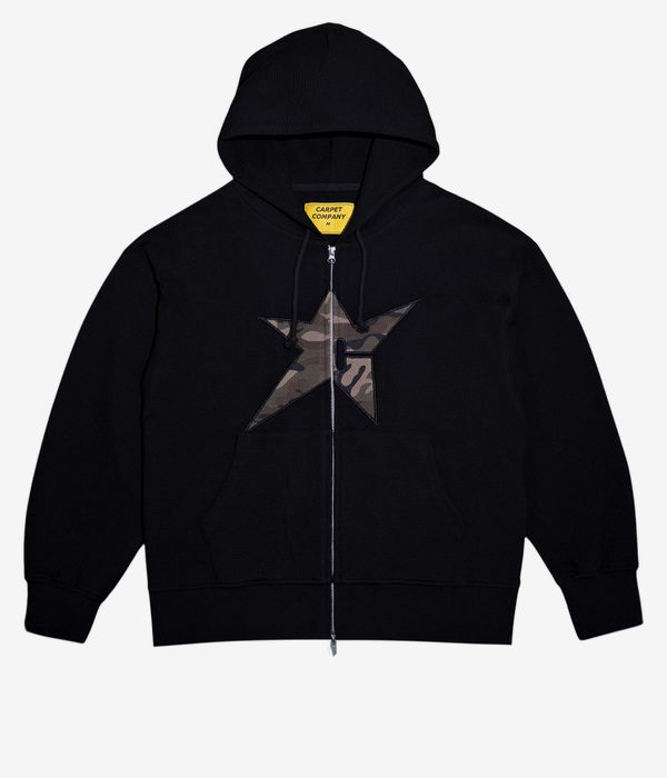 Carpet Company C-Star Thermal Zip-Hoodie (black)