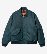 Carhartt WIP Olten Bomber Jacket (duck blue turmeric)