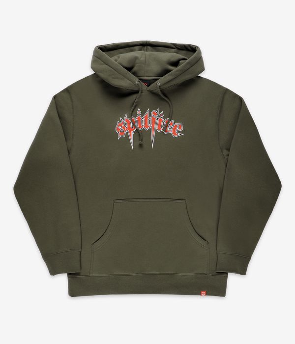 Spitfire VNM Felpa Hoodie (army red)