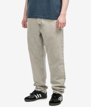 Carhartt WIP Newel Pant Cotton Smithfield Jeans (opuntia chalk wash)