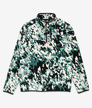 The North Face 100 Glacier Printed 1/4-Zip Bluza (meldgrey)