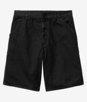 Carhartt WIP Single Knee Newcomb Shorts (black garment dyed)