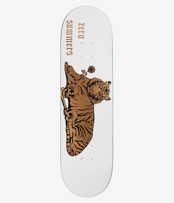 Zero Summers Golden Tiger 8.4" Tavola da skateboard (white)