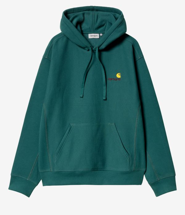 Carhartt WIP American Script sweat à capuche (malachite)