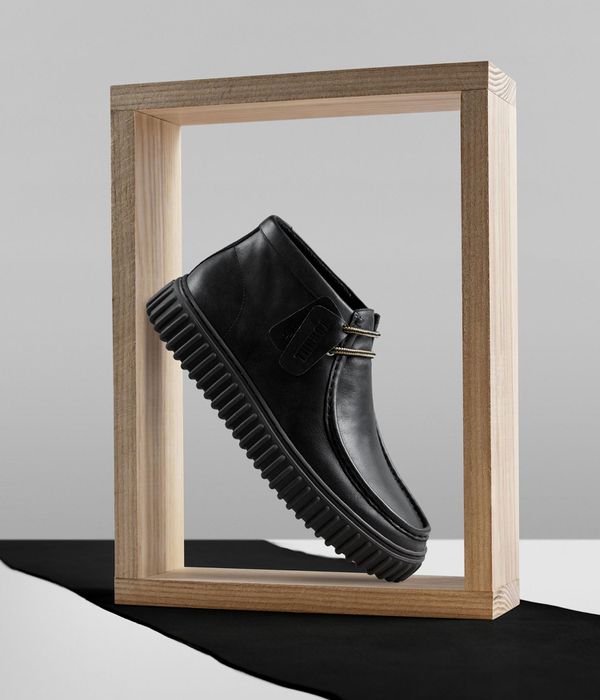 Clarks Originals Torhill Hi Schuh (black leather)