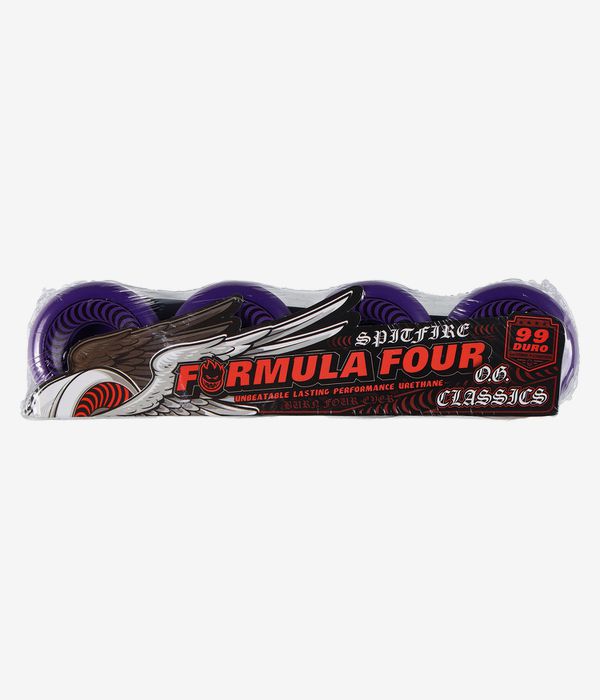 Spitfire Formula Four OG Classics Ruote (purple) 56 mm 99A pacco da 4