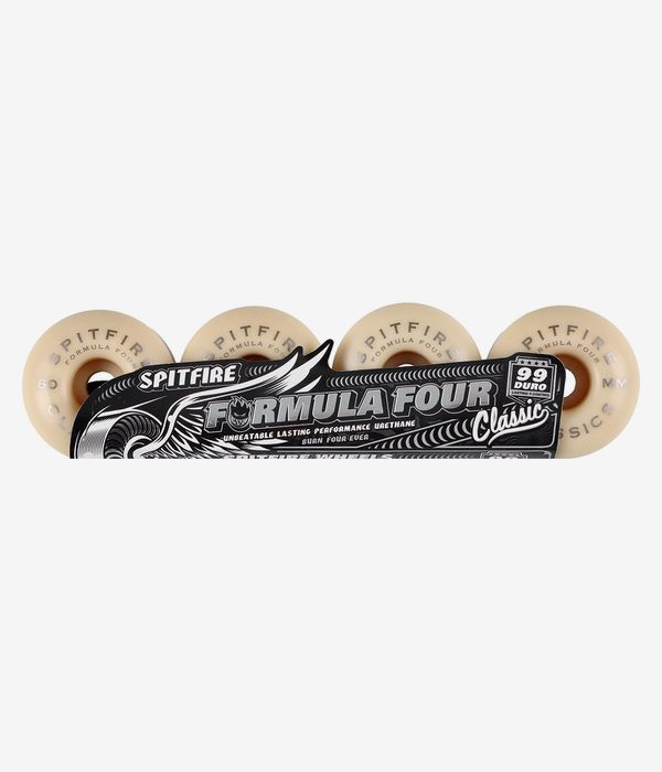 Spitfire Formula Four Repeaters Classic Wielen (white) 52mm 99A 4 Pack