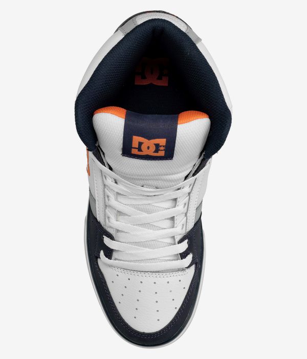 DC Pure High Top WC Shoes (white grey orange)