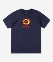 Krooked Sun Heart T-Shirt (true navy)