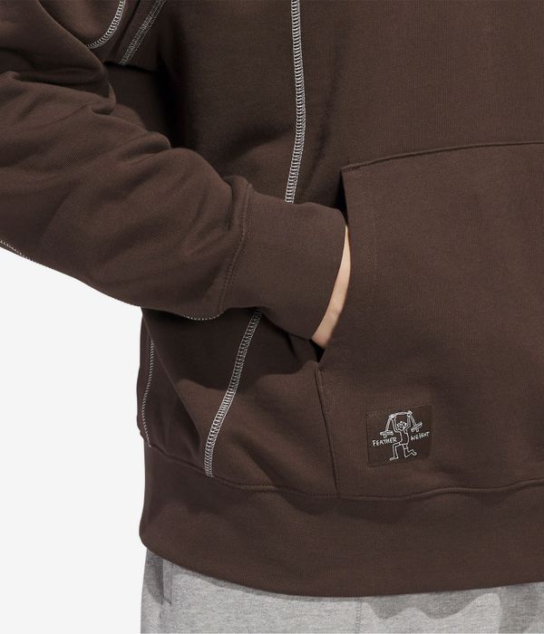adidas Shmoo FW sweat à capuche (dark brown core white)