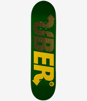 Über SUB 8" Skateboard Deck (green yellow)