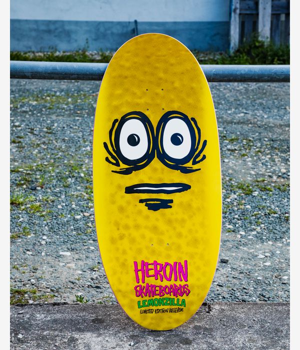Heroin Skateboards Lemonzilla 13.5" Skateboard Deck (yellow)