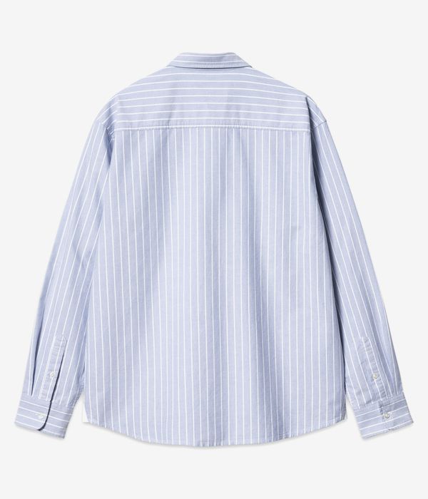 Carhartt WIP Dowlen Oxford Shirt (stripe bleach white)