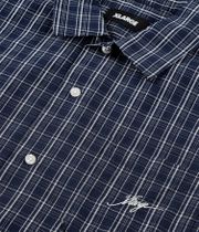 XLarge x Crenshaw Skate Club Embroidered Plaid Shirt (navy)