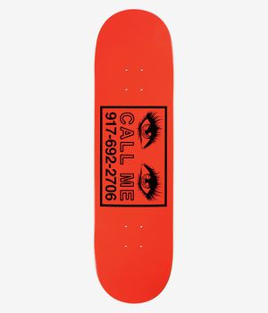 Call Me 917 Eyes 8.5" Skateboard Deck (red)