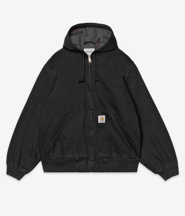 Carhartt WIP OG Active Smith Jacke (black rinsed)
