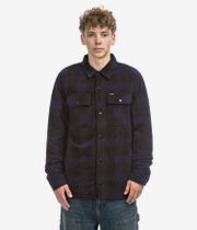 Volcom Bowered Fleece Shirt Jacket (dark purple)