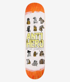Anti Hero Anderson Usual Suspects 8.75" Skateboard Deck (multi)