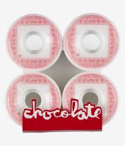 Chocolate Bandana Conical Rouedas (white) 55mm 99A Pack de 4