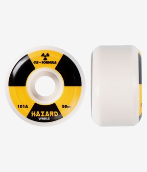 Madness Hazard Radio Active CS Conical Wheels (white) 58mm 101A 4 Pack