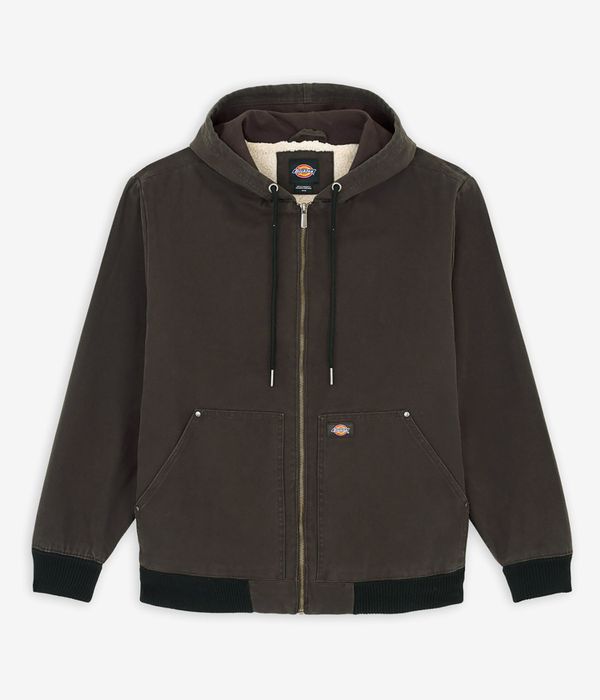 Dickies Hooded Duck Canvas Veste (dark brown)