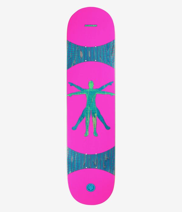 Cleaver Anatomy 8" Skateboard Deck (pink)