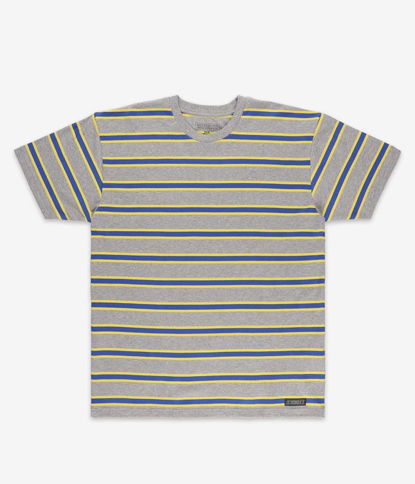 skatedeluxe Striped Camiseta (grey yellow)