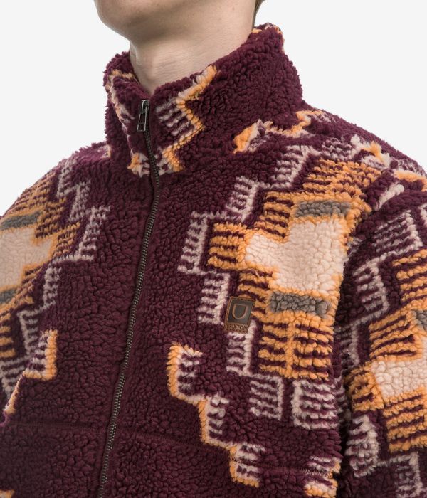 Brixton Artic Fleece Jacket (light cabernet)