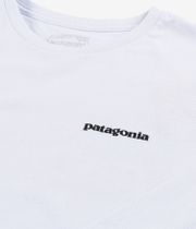 Patagonia P-6 Logo Responsibili Camiseta de manga larga (white 2)