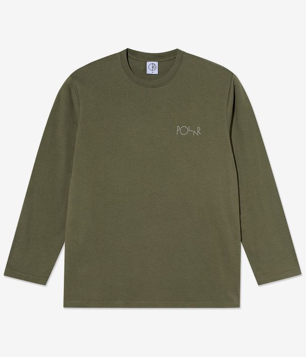 Polar Steve Stroke Logo Longsleeve (army green)