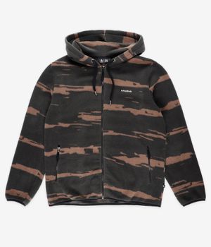 Anuell Grunnor Fleece Zip-Sweatshirt avec capuchon (coffee)