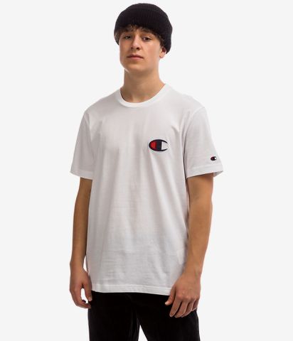 Champion C Logo T Shirt White Buy At Skatedeluxe