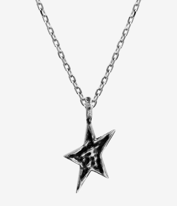 Twojeys Black Enameled Icon collier (silver)