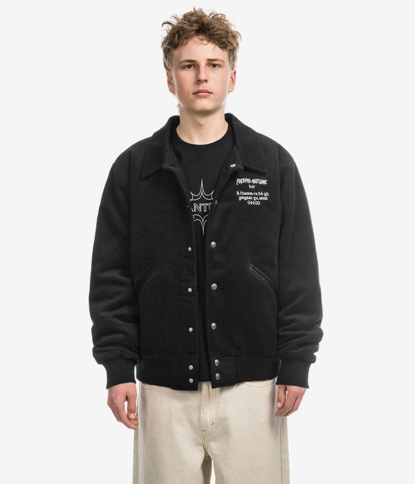 Fucking Awesome Korea Bar Varsity Veste (black)