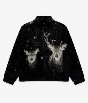 Obey Deer Sherpa Jacke (black multi)